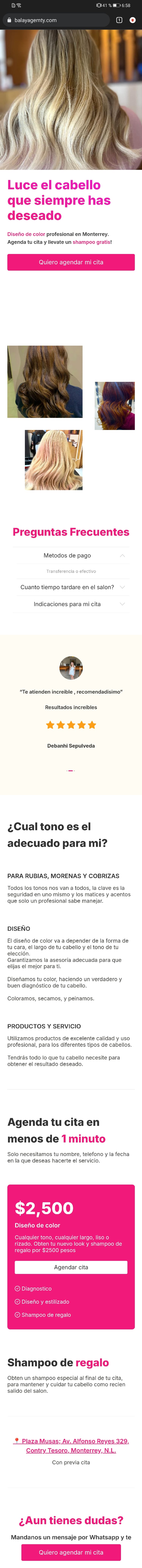 Website content